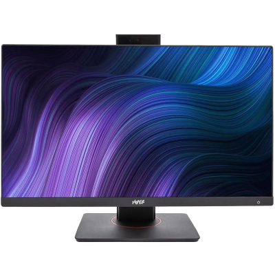 Моноблок/ HIPER V6   23.8"(1920x1080 (матовый) IPS)/Intel Core i3 14100(3.5Ghz)/8192Mb/256PCISSDGb/noDVD/BT/WiFi/war 1y/6.45kg/черный/Win11Pro + Cam 5.0 SD/Проводные МК/WiFi6