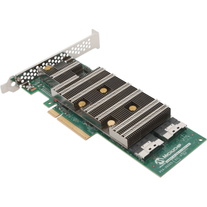 RAID контроллер Microchip SmartRAID 3258-16i, Tri-mode SAS/SATA/NVMe, 16i-ports,..