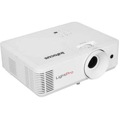 Проектор/ Проектор InFocus [IN0026SL] DLP, 4000 lm, WXGA, 30 000:1, 1.54~1.72:1, 2xHDMI 1.4, VGA in/out, S-Video, 3.5mm in/out, USB-A, RS-232, лампа 15 000ч.(ECO mode), 10W, 27дБ, 2,9 кг, БЕЛЫЙ