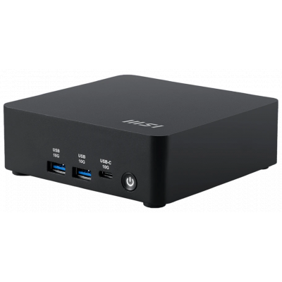 MSI Cubi NUC AI 1UMG-042XRU  Intel Core Ultra 5 125H(1.2Ghz)/16384Mb/1024PCISSDGb/noDVD/Int:Intel® Graphics/BT/WiFi/war 1y/0.625kg/Black/noOS + no KB+M